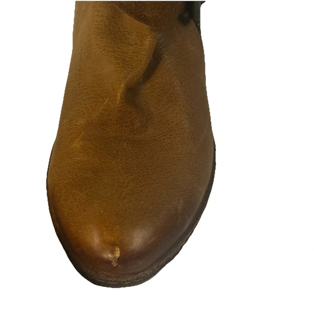 Dolce Vita Womens Size 8 M Brown Leather Zip Buckle‎ Ankle Fashion Boots Bootie